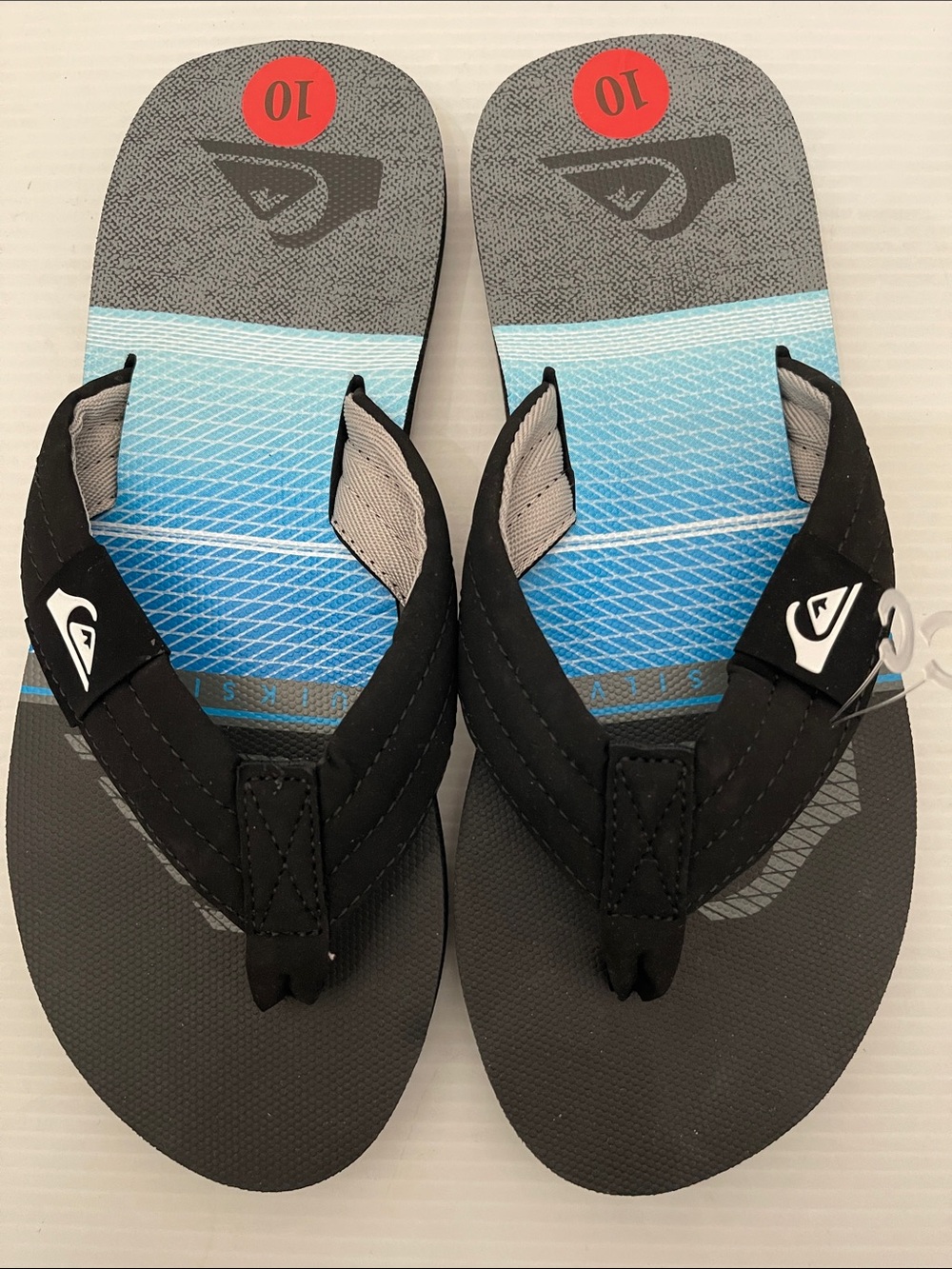 QUIKSILVER MOLOKAI LAYBACK SANDALS MENS SIZE 10